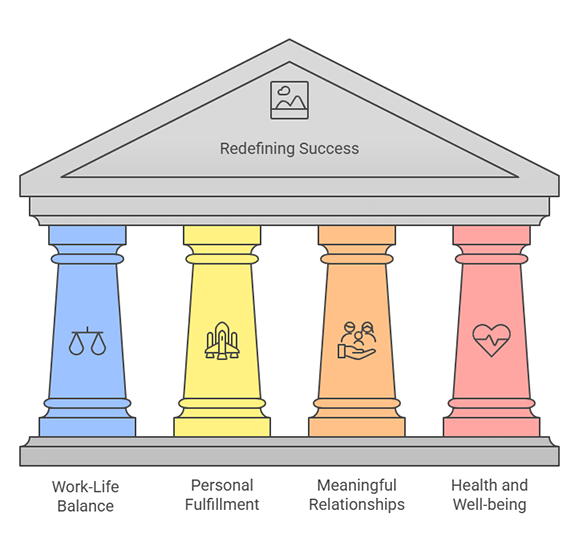 Redifining success: work-life balance, personal fulfillment, meaningful relationships, health and well-being